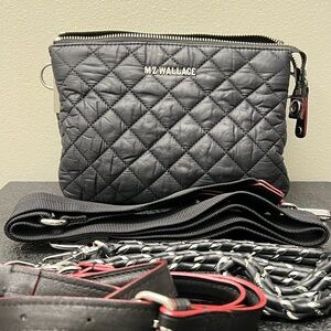 GUC MZ Wallace Small Pippa Black Quilted